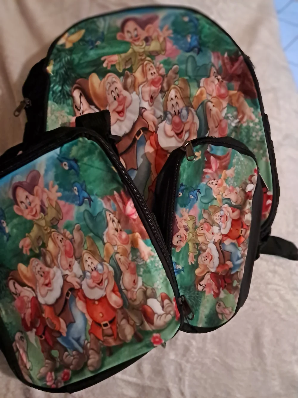 Kids Snow White & Seven Dwarfs Three-Piece Backpack